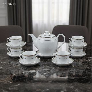 Bộ bình trà vàng cao cấp 