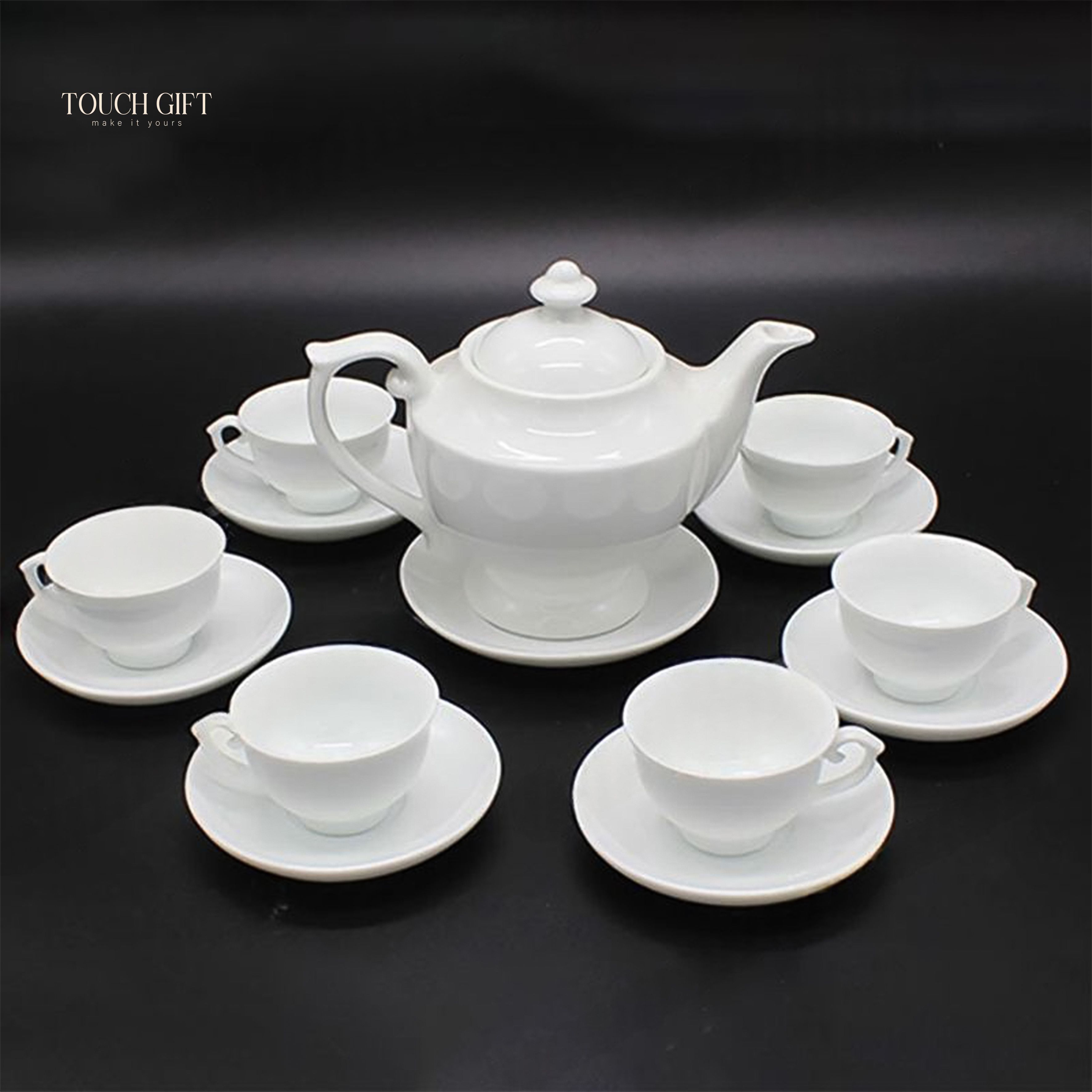 Bộ ấm chén Bát Tràng 